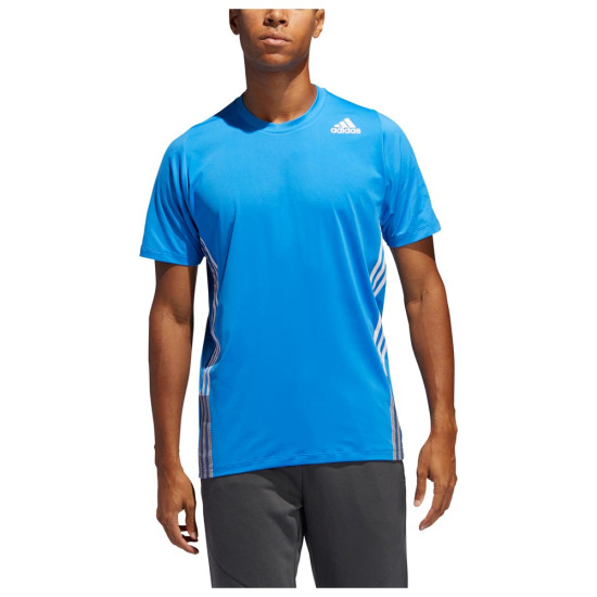 Adidas Ανδρική κοντομάνικη μπλούζα FreeLift-3Stripes